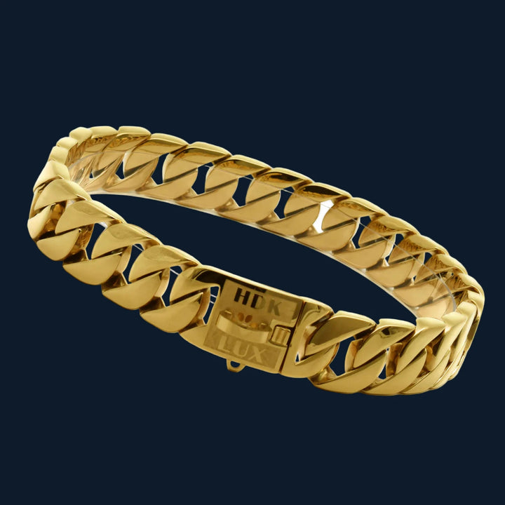 HDK LUX Signature Dog Collar (Honey Cuban)